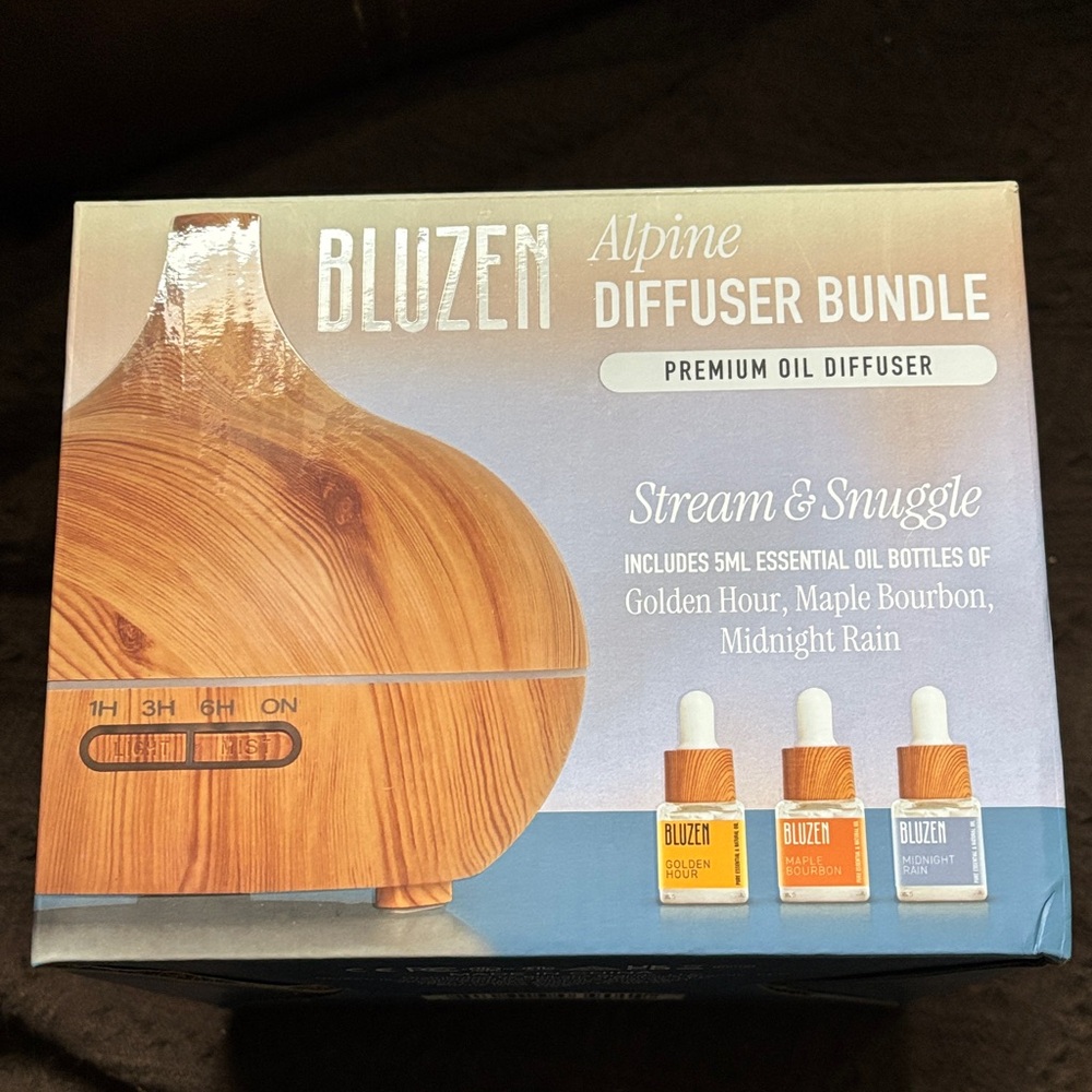 Bluzen Alpine Diffuser Bundle With Essential Oils… - image 1